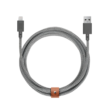 Кабель Native Union Belt XL USB/Lightning 3 метра цвет «зебра»