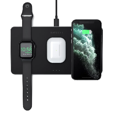 Зарядная станция Satechi Trio Wireless Charger с магнитным креплением