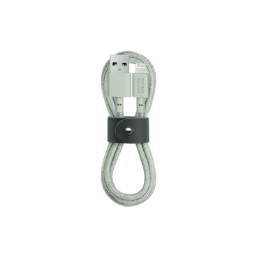 Кабель Native Union Belt USB/Lightning 1,2 метра зелёный цвет