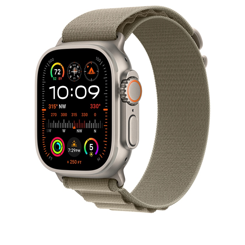 Нейлоновый ремешок Apple Olive Alpine Loop