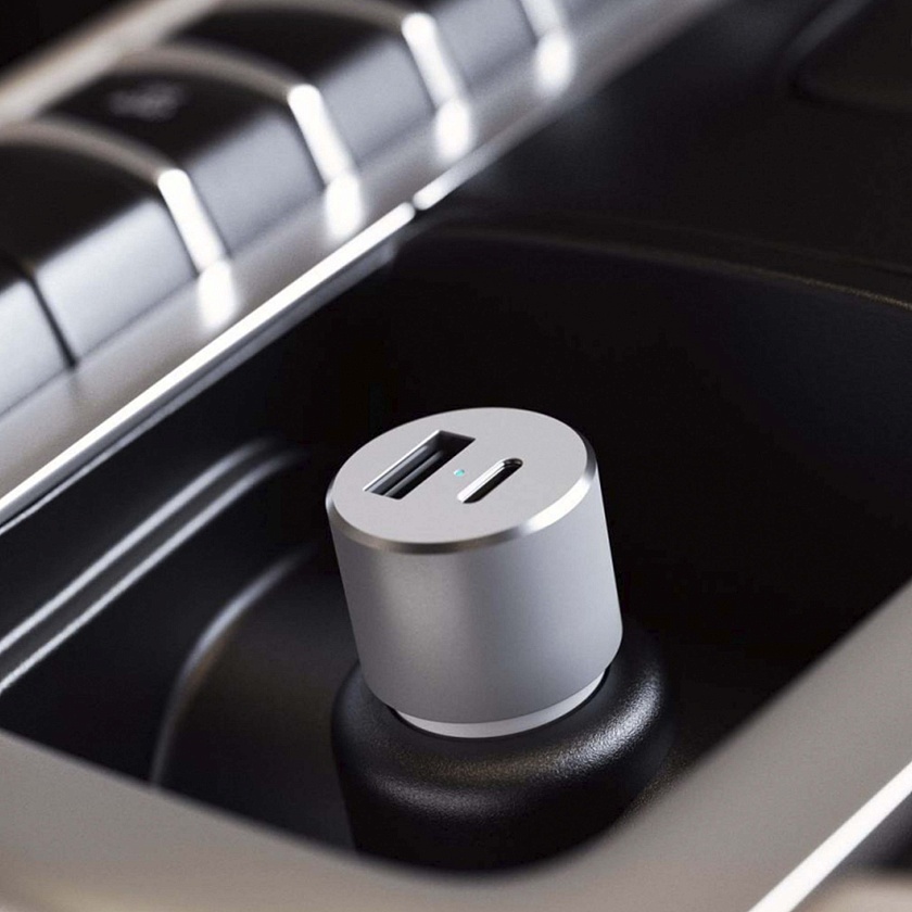 Автомобильное зарядное устройство Satechi USB-C + USB-A, PD, 72W