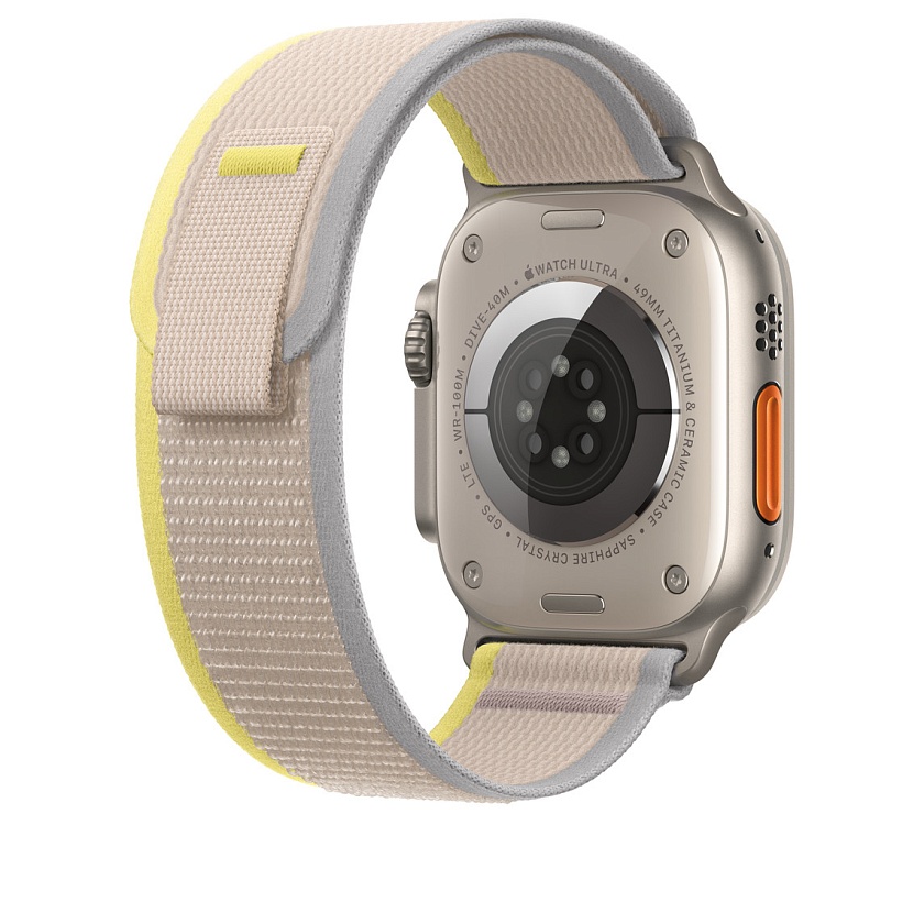 Нейлоновый ремешок Apple Yellow/Beige Trail Loop