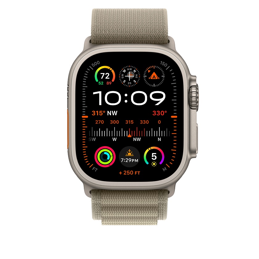 Нейлоновый ремешок Apple Olive Alpine Loop