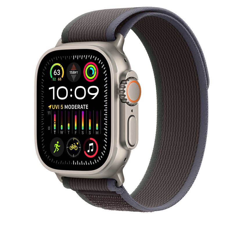 Нейлоновый ремешок Apple Blue/Black Trail Loop