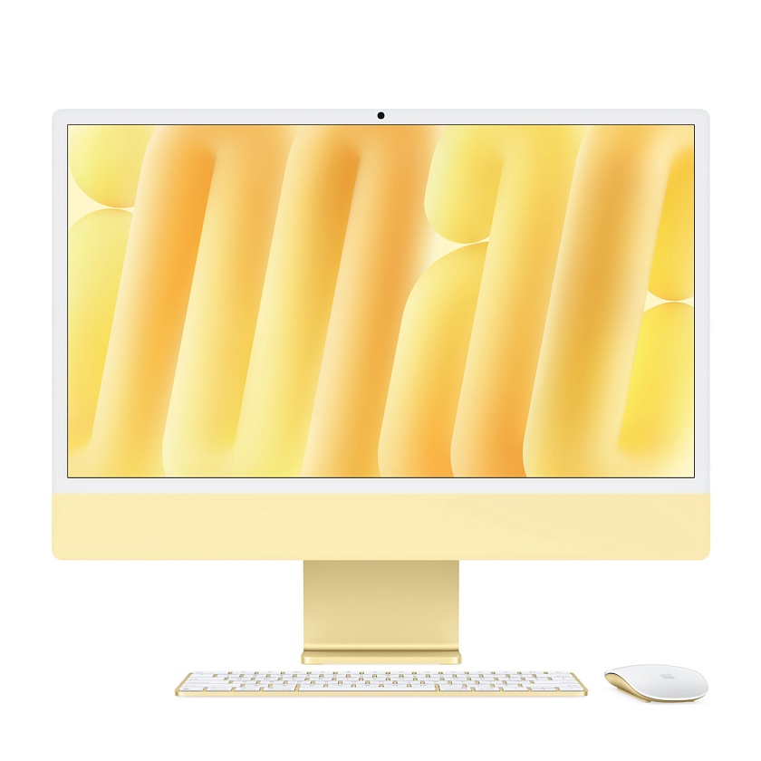 iMac 24" M4 10 ядер CPU 10 ядер GPU 512 Гб жёлтый