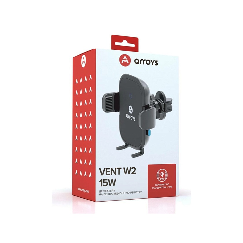 Автомобильный держатель Arroys Vent-W2 Auto 15W