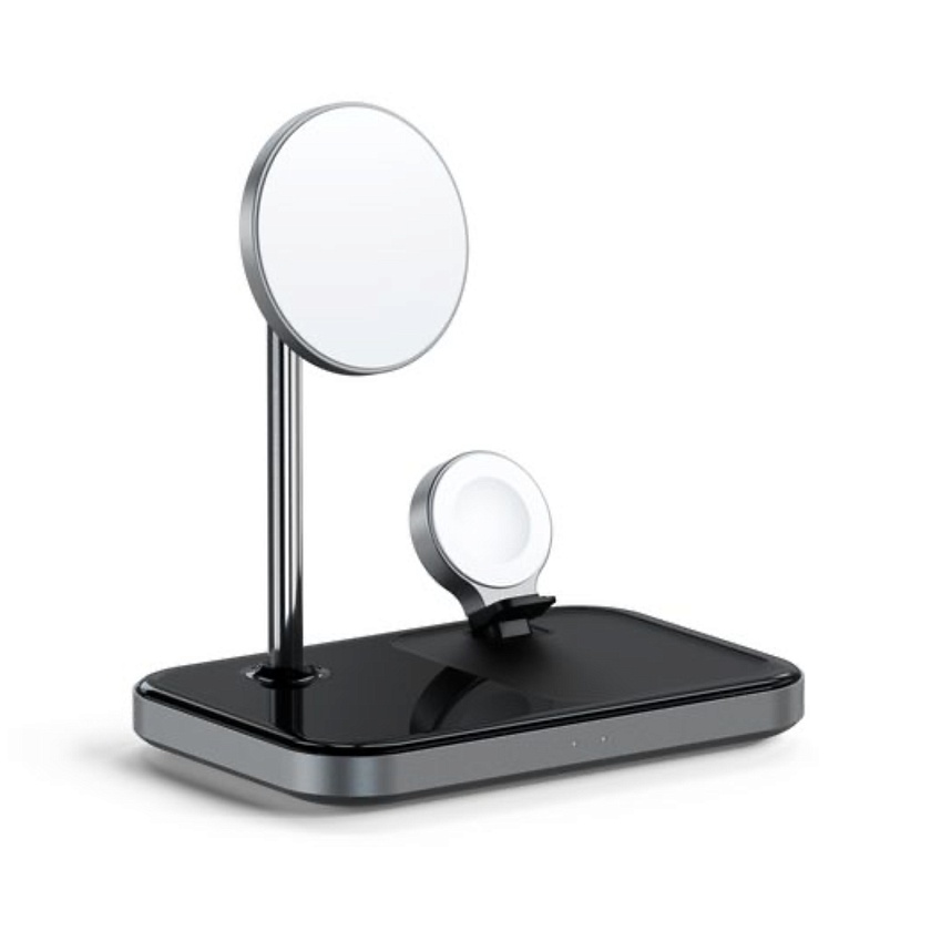 Зарядная станция Satechi  3-in-1 Magnetic Wireless Charger