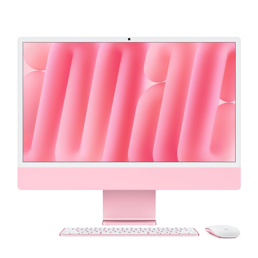 iMac 24" M4 10 ядер CPU 10 ядер GPU 256 Гб розовый