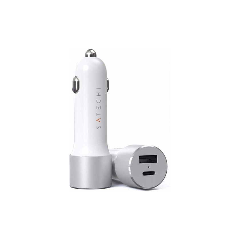 Автомобильное зарядное устройство Satechi USB-C + USB-A, PD, 72W
