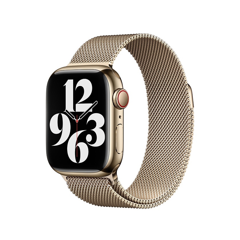 Стальной ремешок Apple Gold Milanese Loop