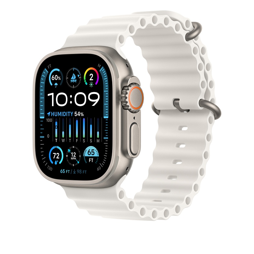 Спортивный ремешок Apple White Ocean Band